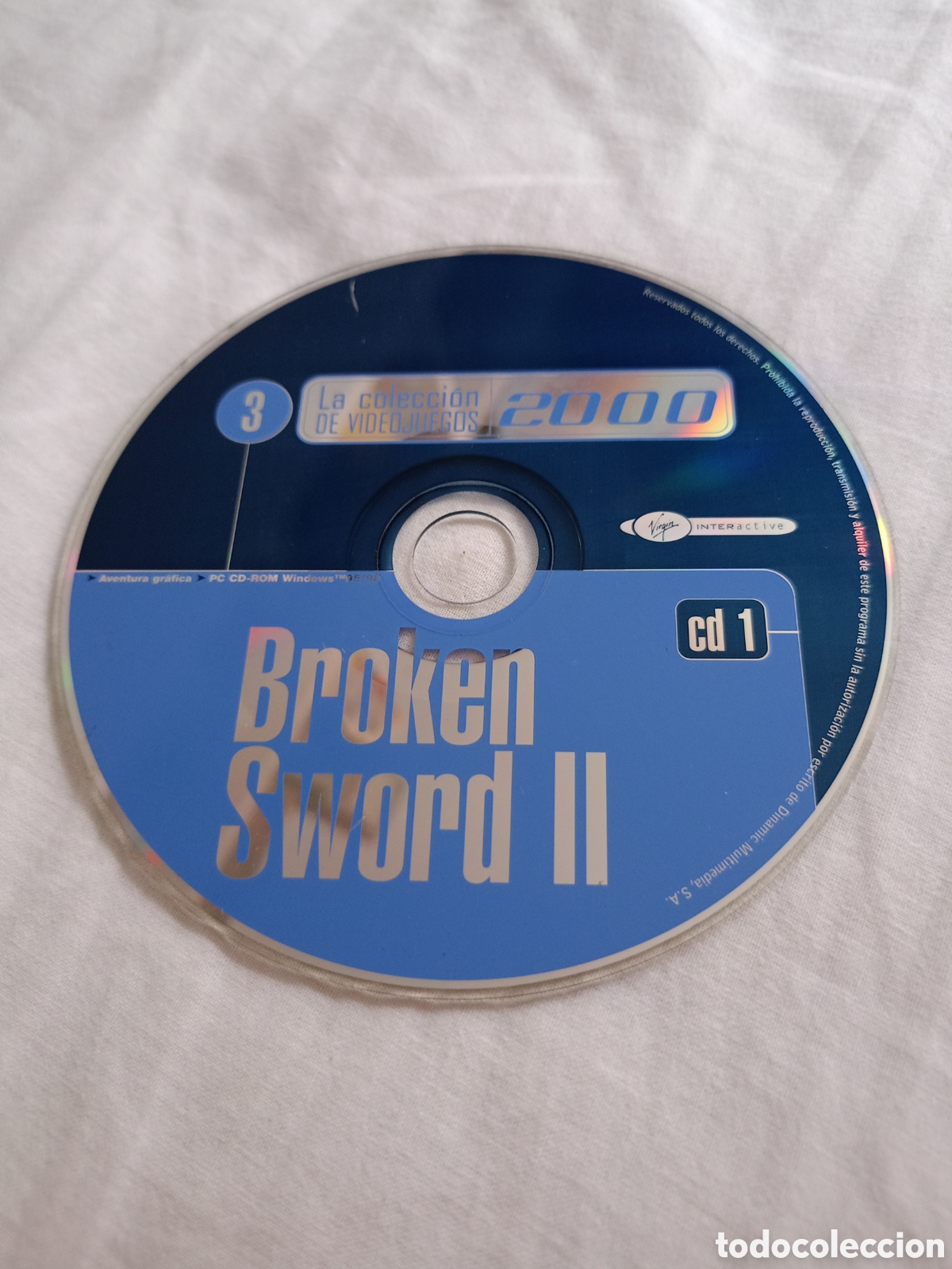 Videojuegos y consolas: Broken sword II cd 1 la colecci&oacute;n de videojuegos 2000