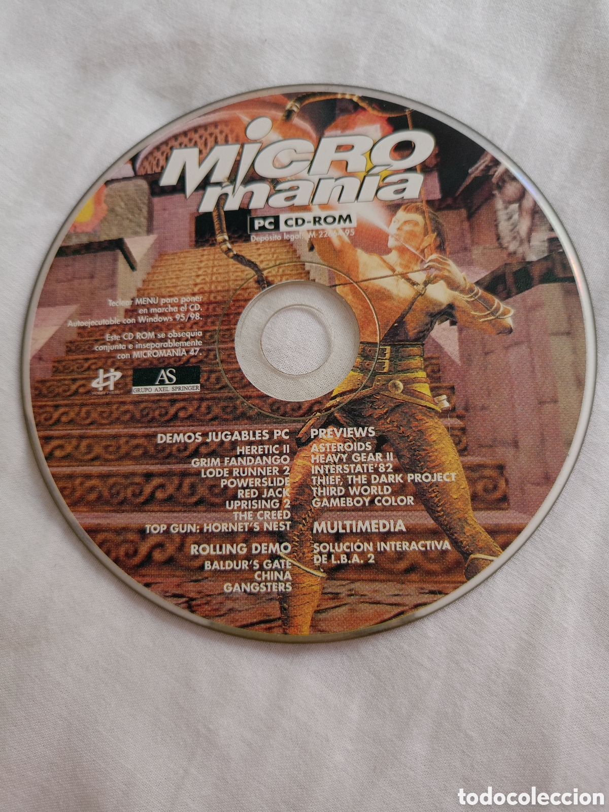 Videojuegos y consolas: Cd micromania 47 demos jugables pc