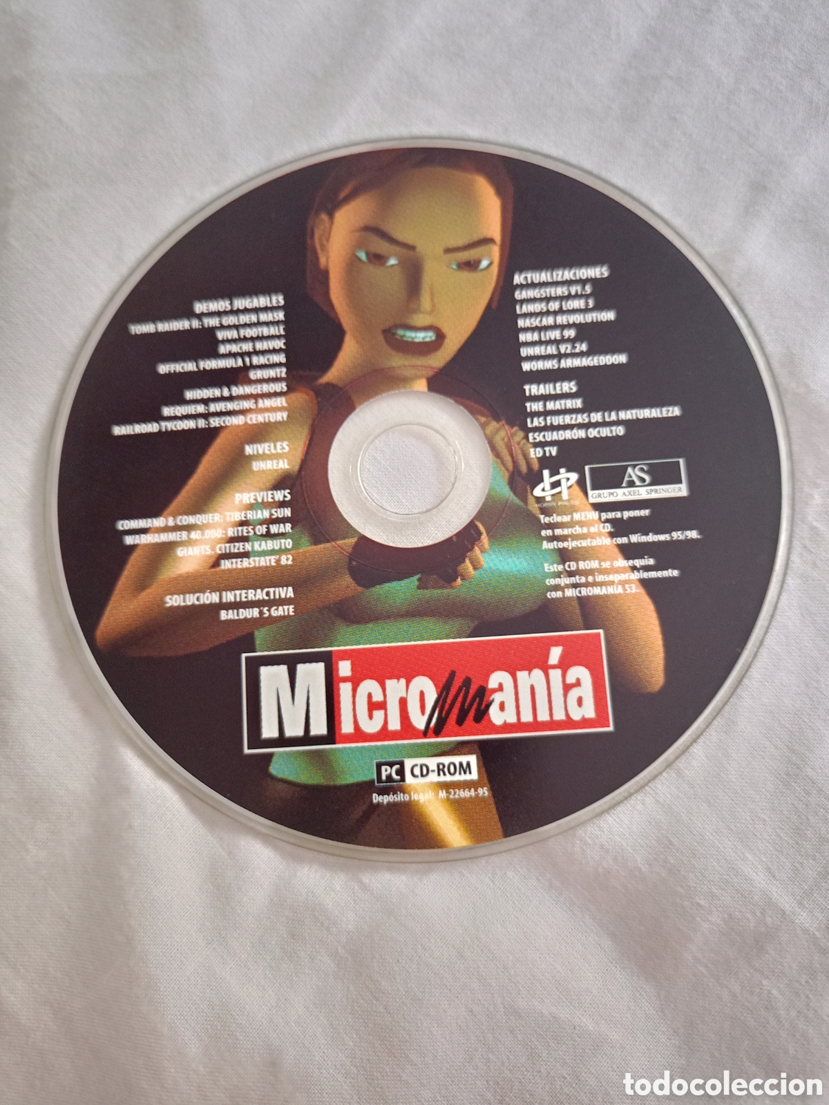 Videojuegos y consolas: Cd micromania 53 demos jugables pc Tomb raider II