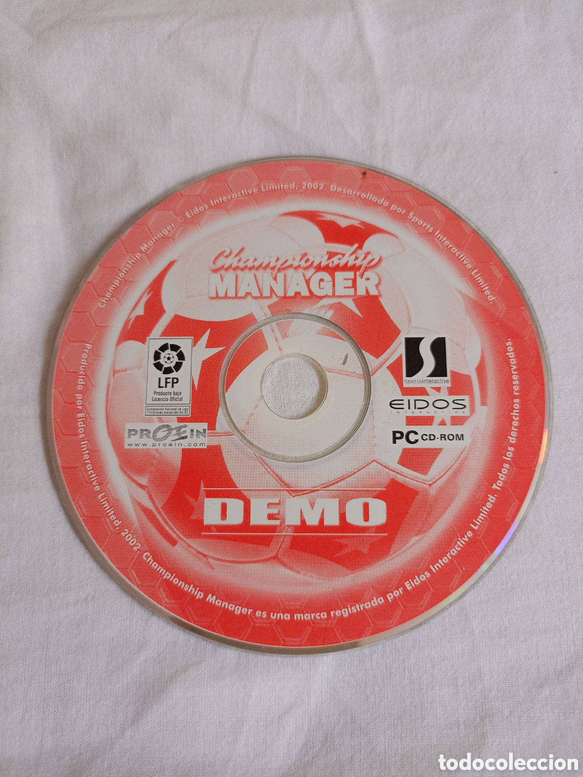 Videojuegos y consolas: CHAMPIONSHIP MANAGER DEMO - PC CD ROM - EIDOS INTERACTIVE LIMITED - A&Ntilde;O 2002