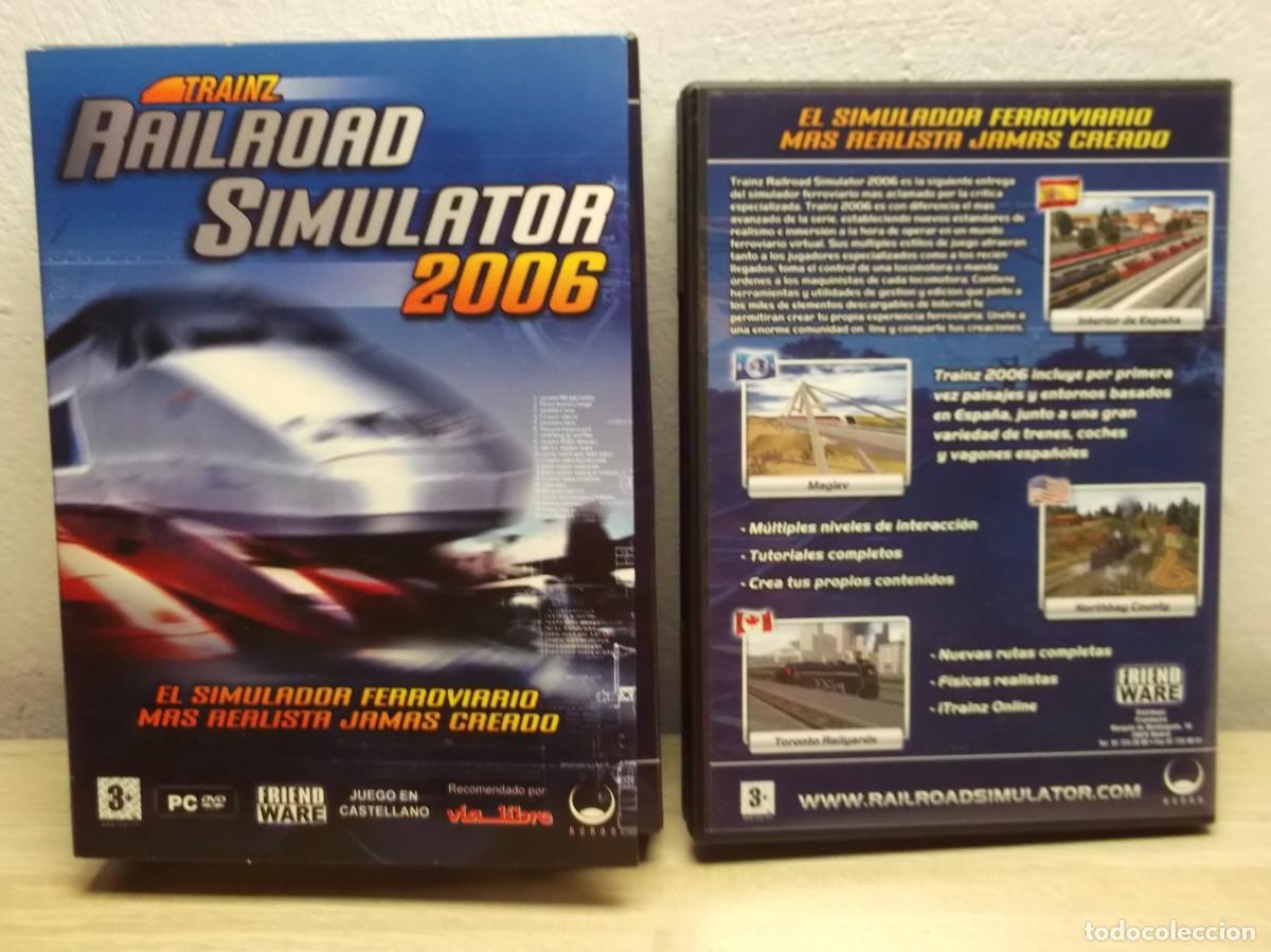 Videojuegos y consolas: RAILROAD SIMULATOR 2006 EDICION CAJA CARTON JUEGO PC