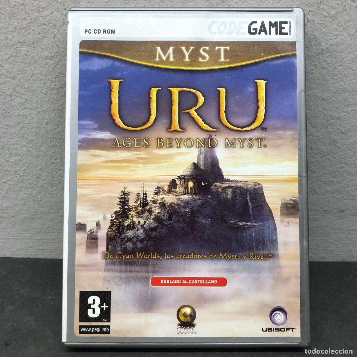 Videojuegos y consolas: URU - AGES BEYOND MYST - PC DVD ROM - CODE GAME - +3 - VIDEOJUEGO / 1155 - Foto 1