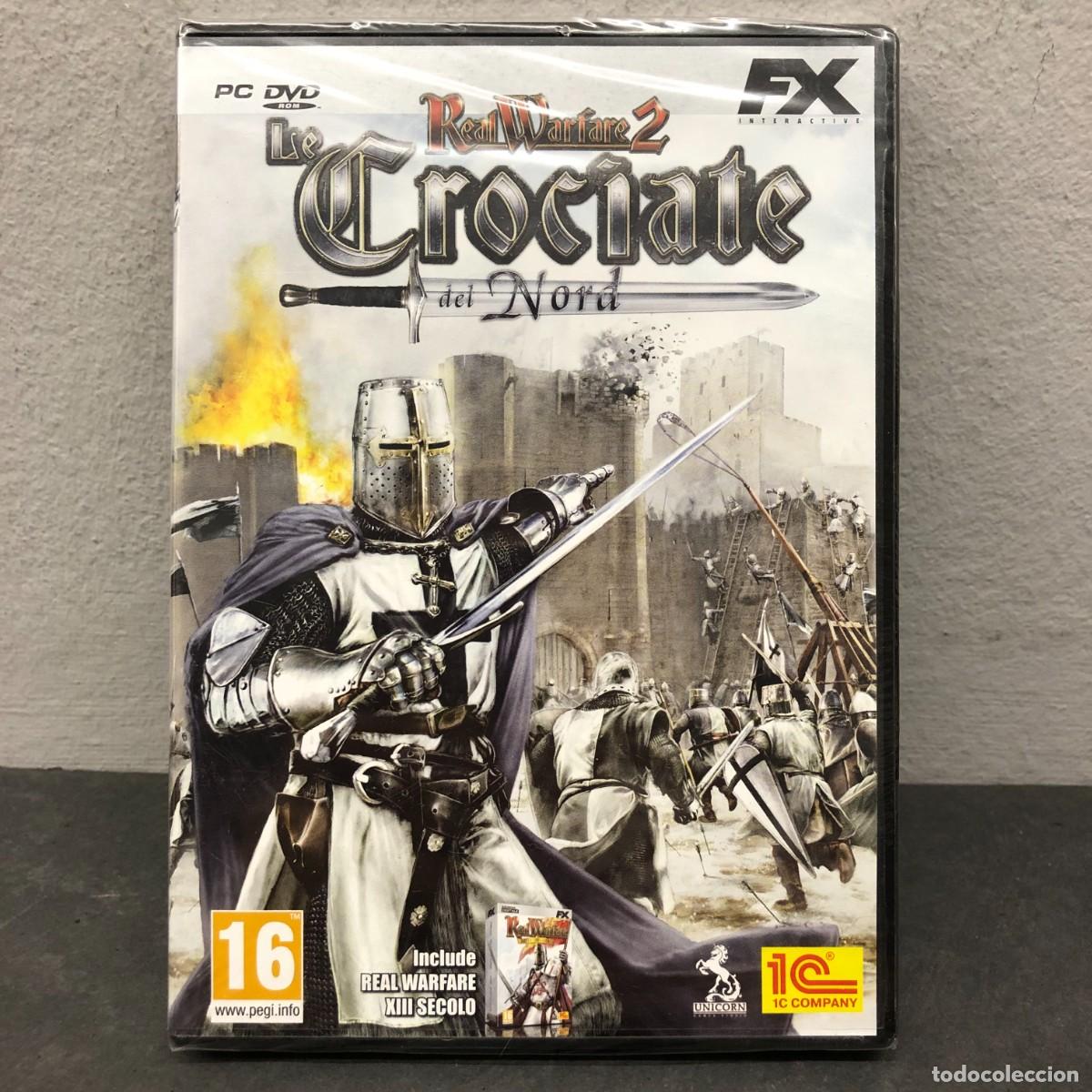Videojuegos y consolas: REAL WARFARE 2 - LE CROCIATE DEL NORD - PC DVD ROM - CODE GAME - +16 - VIDEOJUEGO -PRECINTADO / 1156