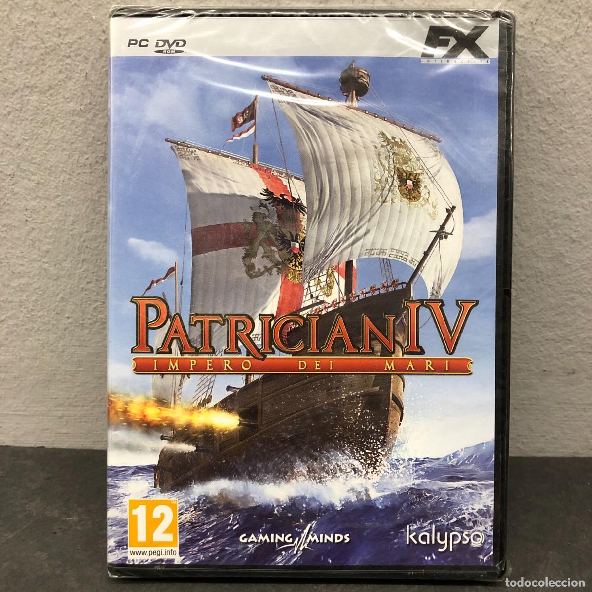Videojuegos y consolas: PATRICIAN IV - IMPERIO DEI MARI - PC DVD ROM - CODE GAME - +12 - VIDEOJUEGO - PRECINTADO / 1158