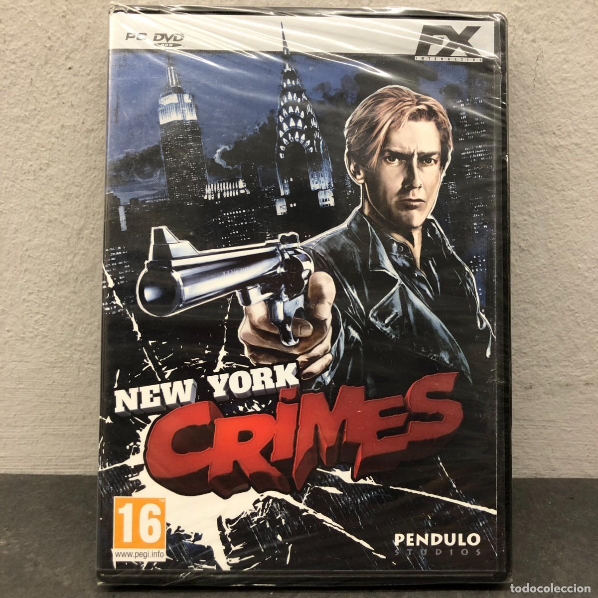 Videojuegos y consolas: NEW YORK CRIMES - PC DVD ROM - CODE GAME - +16 - VIDEOJUEGO - PRECINTADO / 1161