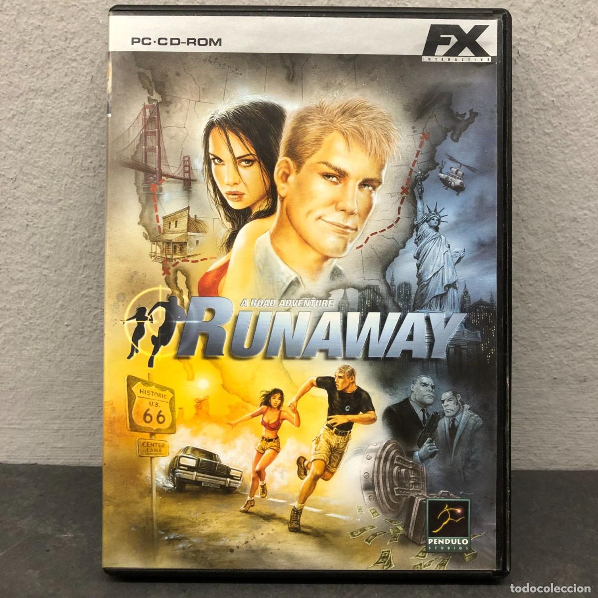 Videojuegos y consolas: RUNAWAY: A ROAD ADVENTURE - 3 DISCOS - PC DVD ROM - CODE GAME - +16 - VIDEOJUEGO / 1162