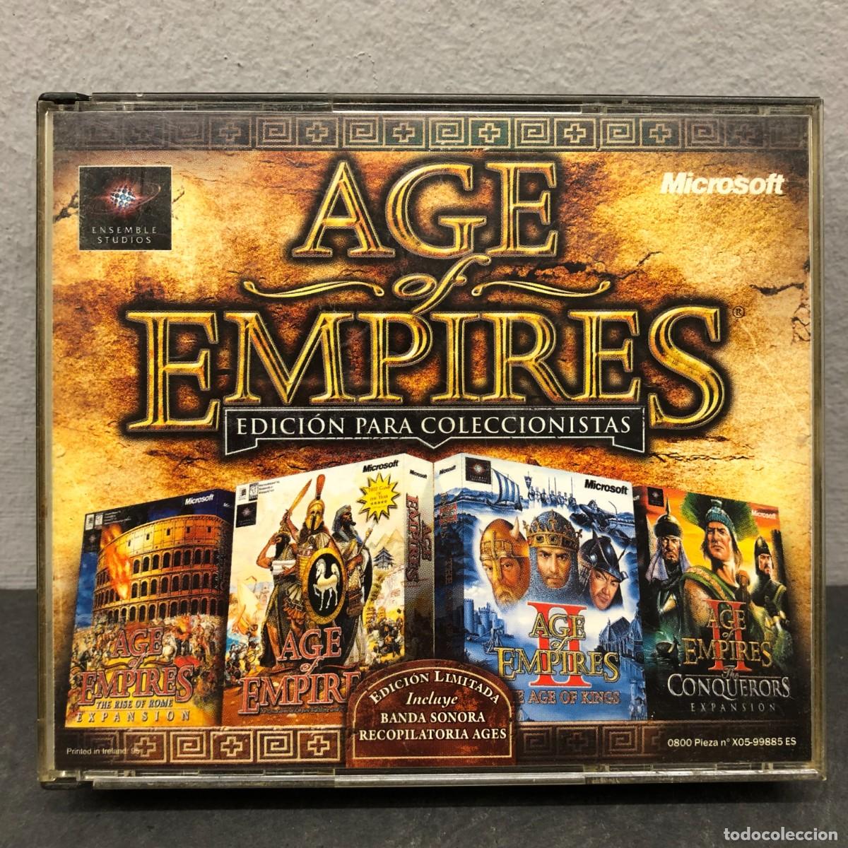 Videojuegos y consolas: AGE OF EMPIRES - EDICI&Oacute;N PARA COLECCIONISTAS - MICROSOFT - 4 CDs - JUEGOS / 1282