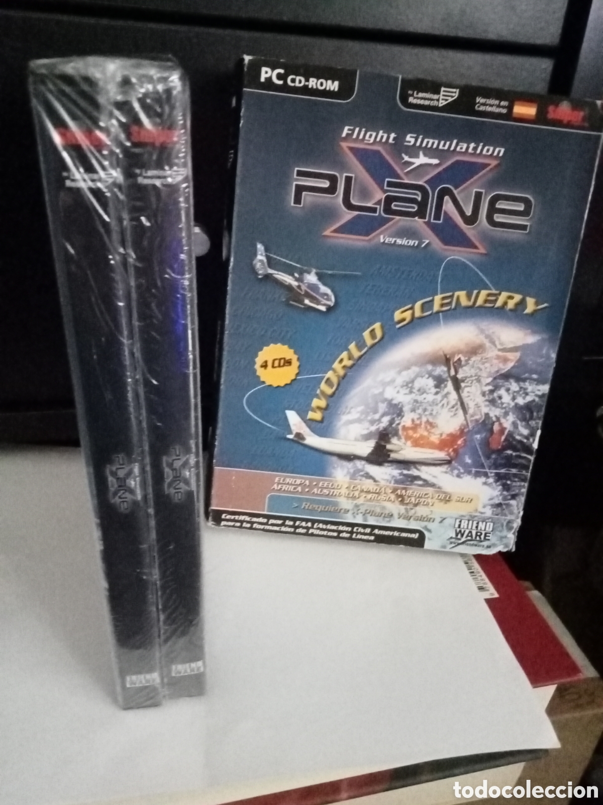 Videojuegos y consolas: Flight simulation x plane versi&oacute;n 7 world scenery precintado - Foto 5