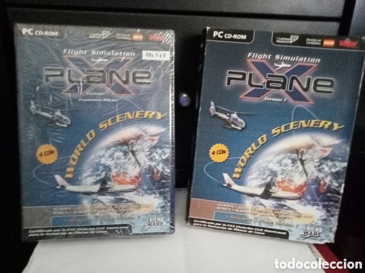 Videojuegos y consolas: Flight simulation x plane versi&oacute;n 7 world scenery precintado - Foto 6