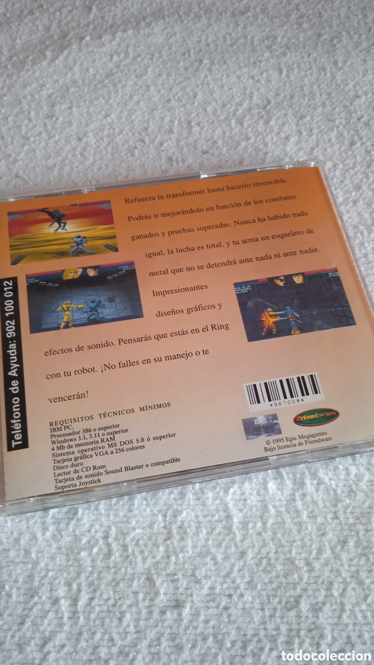 Videojuegos y consolas: One Must Fall - Juego PC CD-ROM Retro de Robots de Combate | Big Ben Interactive | Completo | Vintag - Foto 4