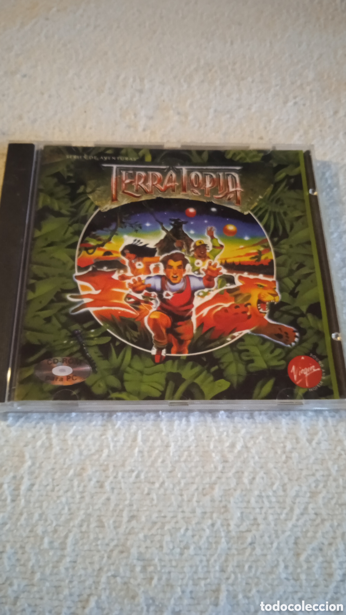 Videojuegos y consolas: Terratopia PC CD-ROM Juego Cl&aacute;sico Espa&ntilde;ol Virgin Interactive Retro Descripci&oacute;n: Vendo Terratopia pa