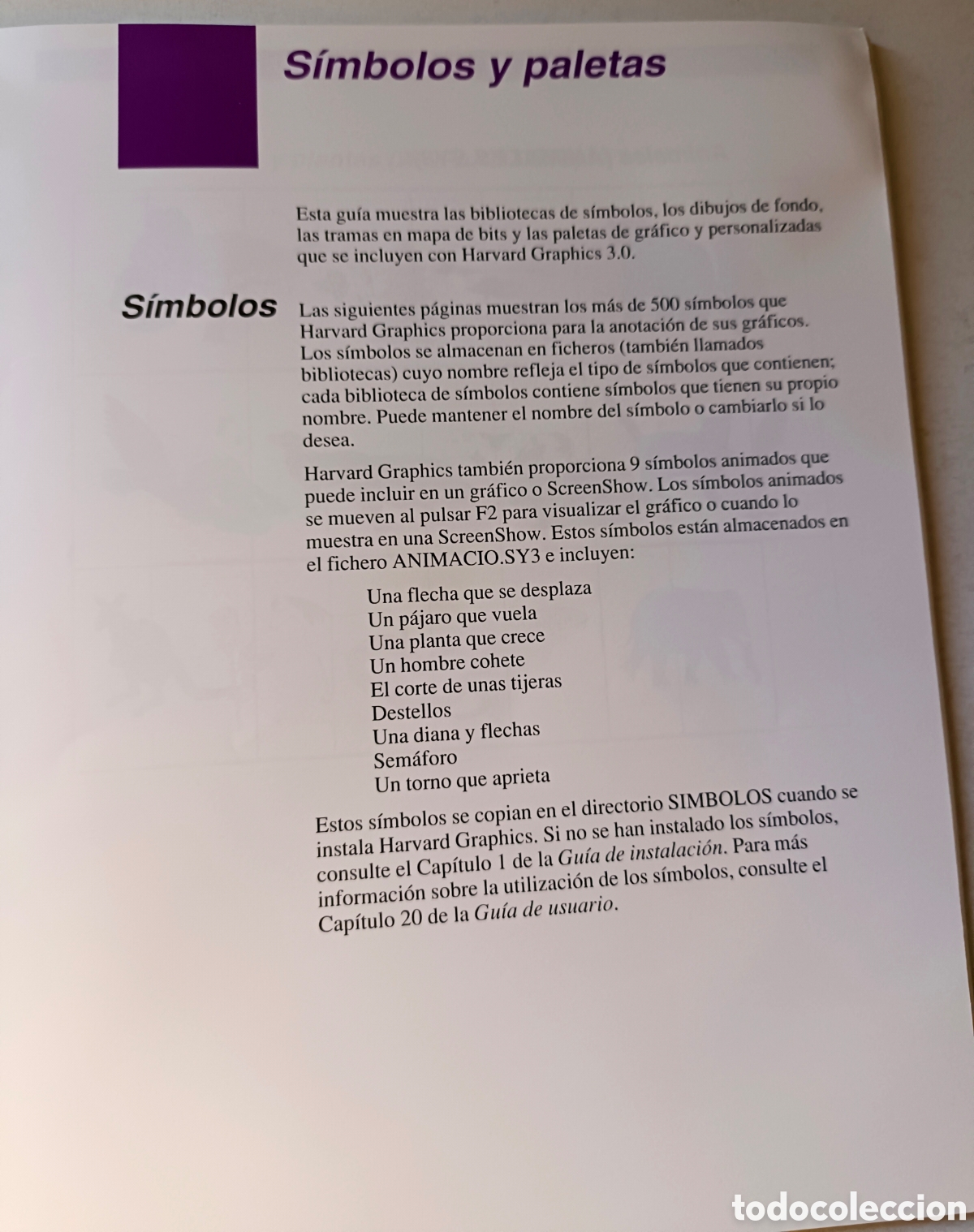 Videojuegos y consolas: Libro Instrucciones Harvard Graphics 3.0 - Foto 7