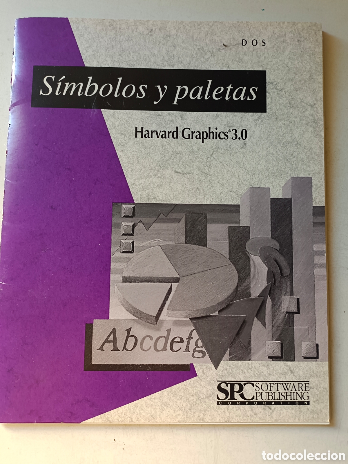 Videojuegos y consolas: Libro Instrucciones Harvard Graphics 3.0 - Foto 1