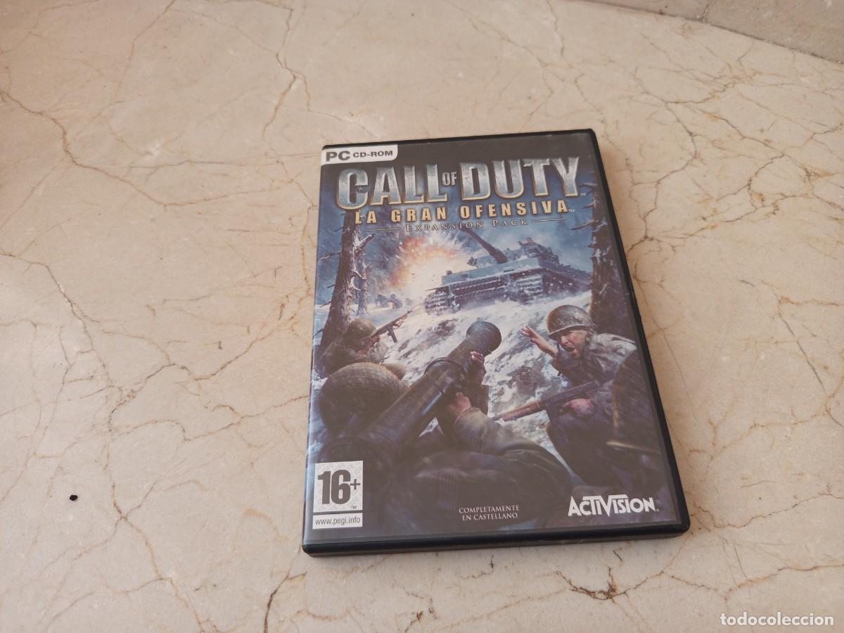 Videojuegos y consolas: PC Call of Duty. La Gran Ofensiva. Expansion pack. Rn cadtellano. Completo y funcionando!