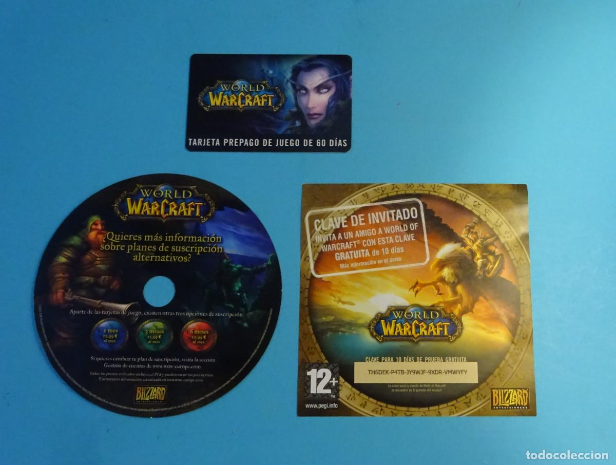 Videojuegos y consolas: WORLD OF WARCRAFT GAME CARD TARJETA PREPAGO DE JUEGO DE 60 D&Iacute;AS
