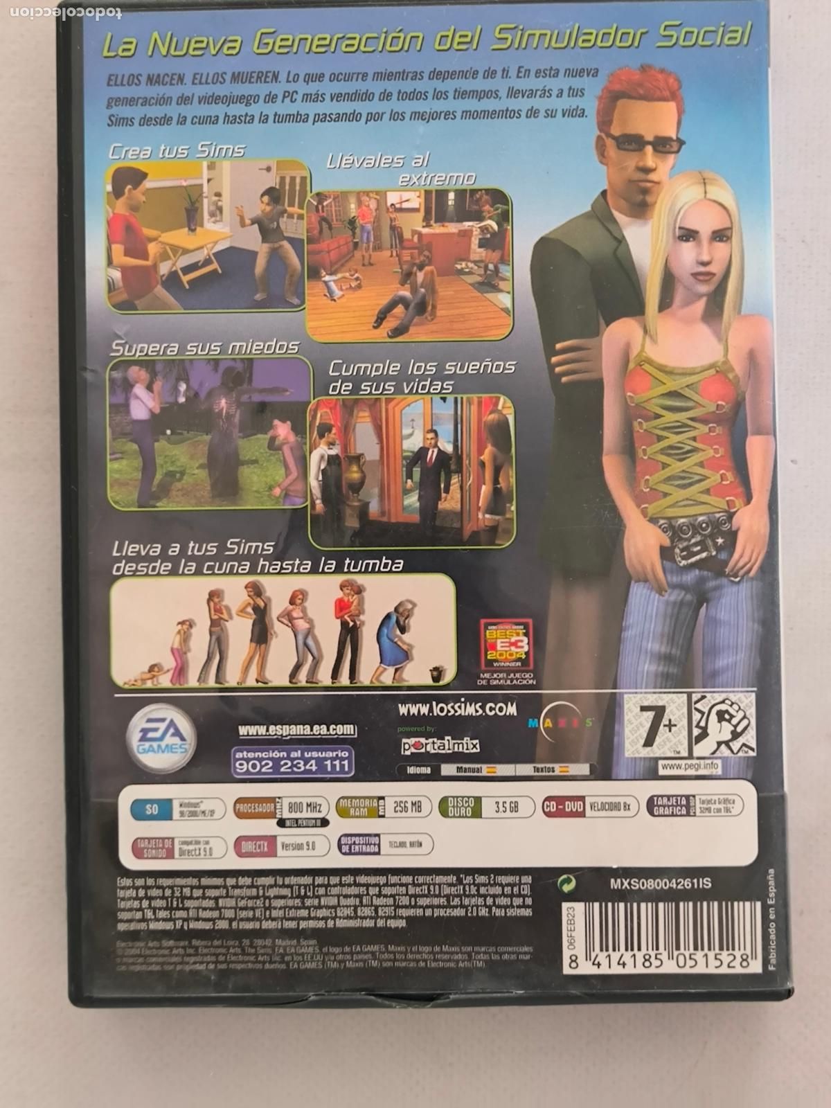 Videojuegos y consolas: PC LOS SIMS 2 COMPLETO - 4 DISCOS + LIBRETO (215) - Foto 5