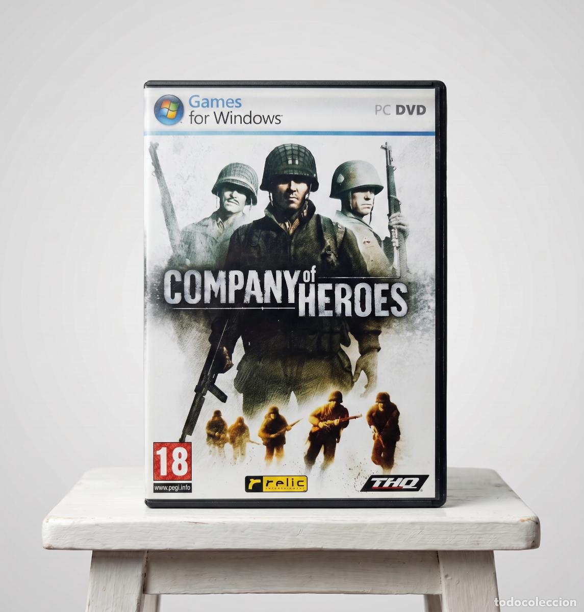 Videojuegos y consolas: Juego PC DVD Company of Heroes THQ 2006