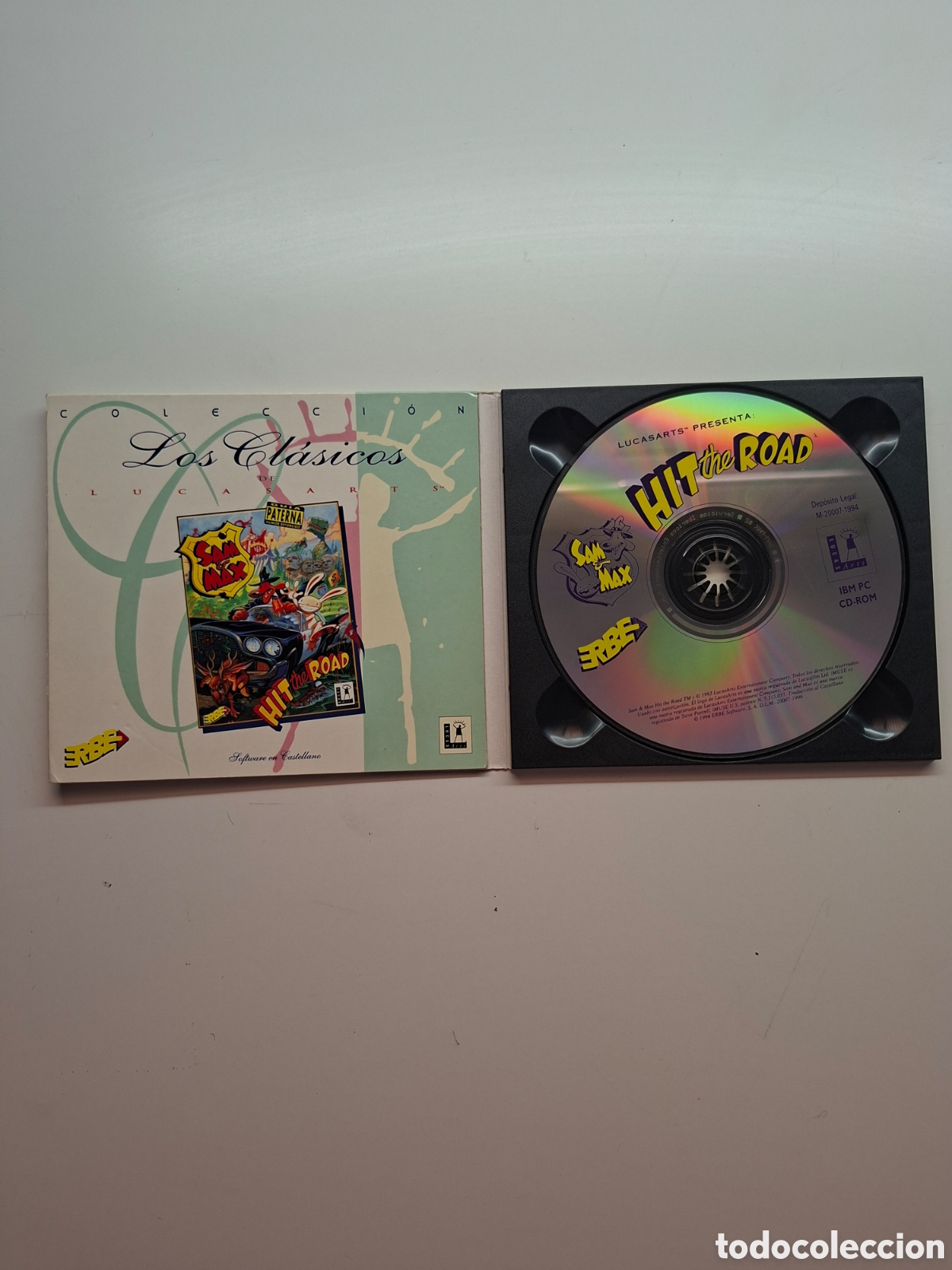 Videojuegos y consolas: SAM & MAX HIT THE ROAD, de LUCASARTS CD-ROM videojuego PC MS-DOS o WINDOWS 95
