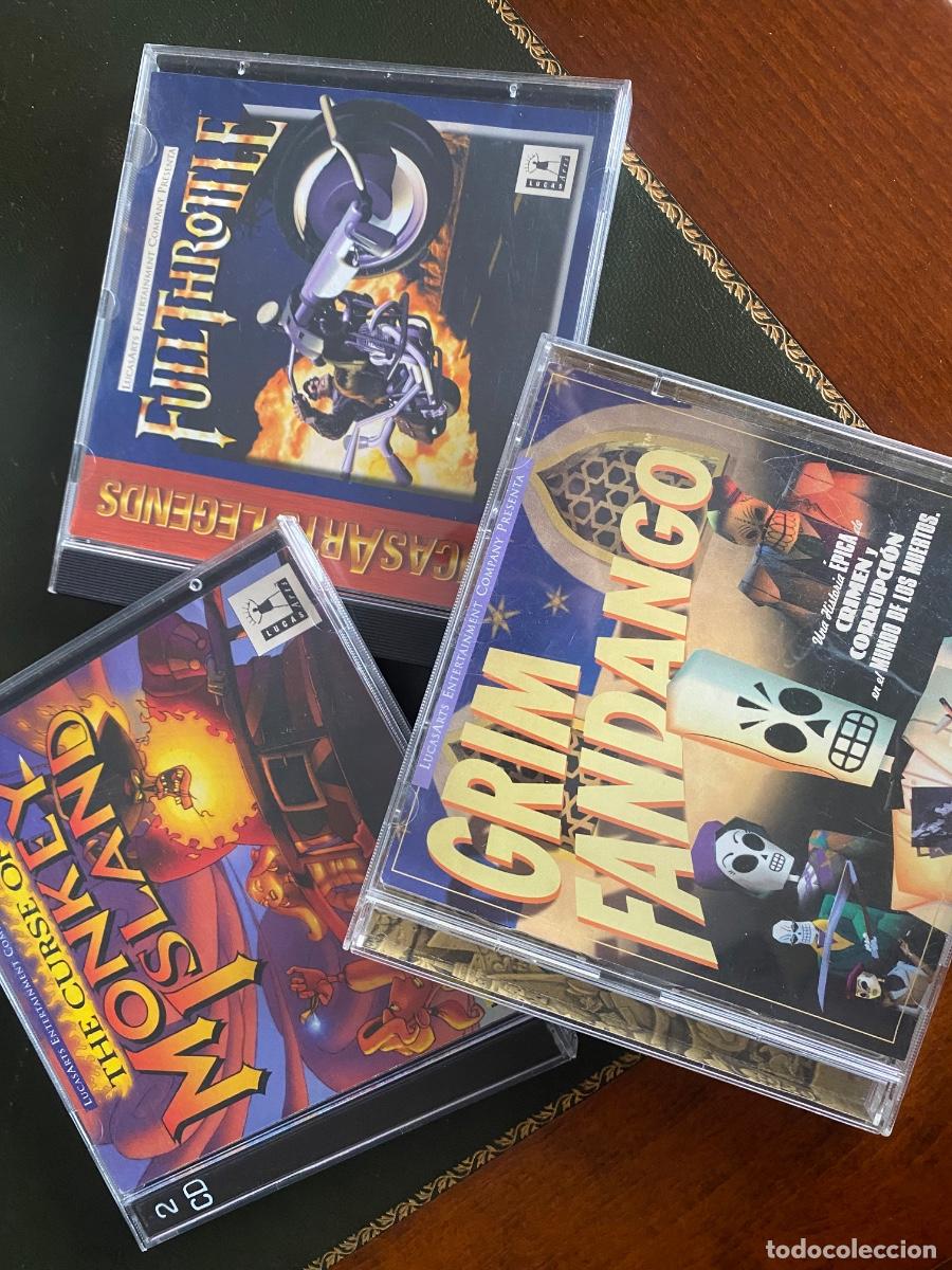 Videojuegos y consolas: Monkey Island + Grim Fandango + Full Throttle