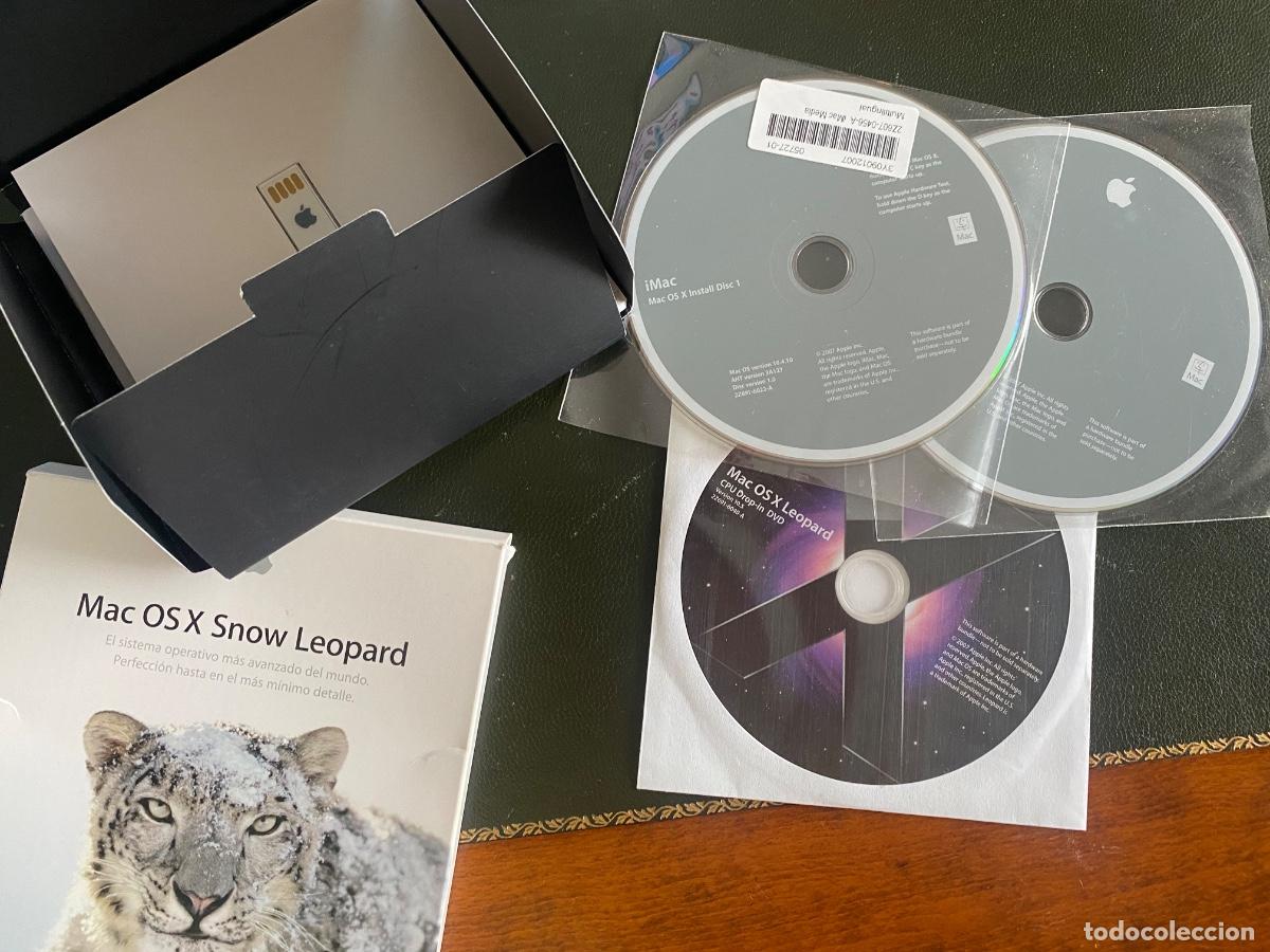 Videojuegos y consolas: 4 versiones Mac OS X: Tiger, Leopard, Snow Leopard y Snow Lepard para Mac Book Air