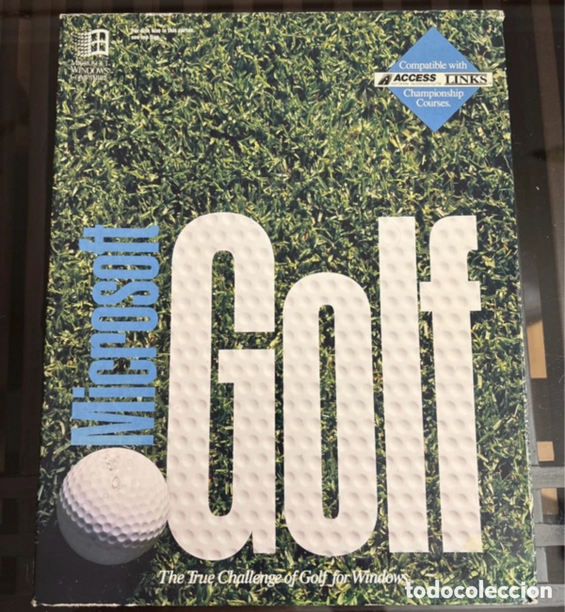 Videojuegos y consolas: Microsoft Golf 1.00 PC Big Box (1992) - Edici&oacute;n Disquetes 3.5&rdquo; - Completo