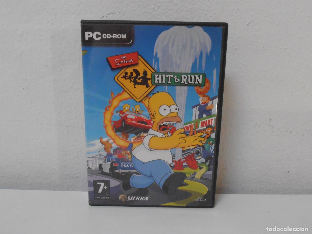 Videojuegos y consolas: JUEGO PC, CD ROM, LOS SIMPSONS, HIT AND RUN, SIERRA