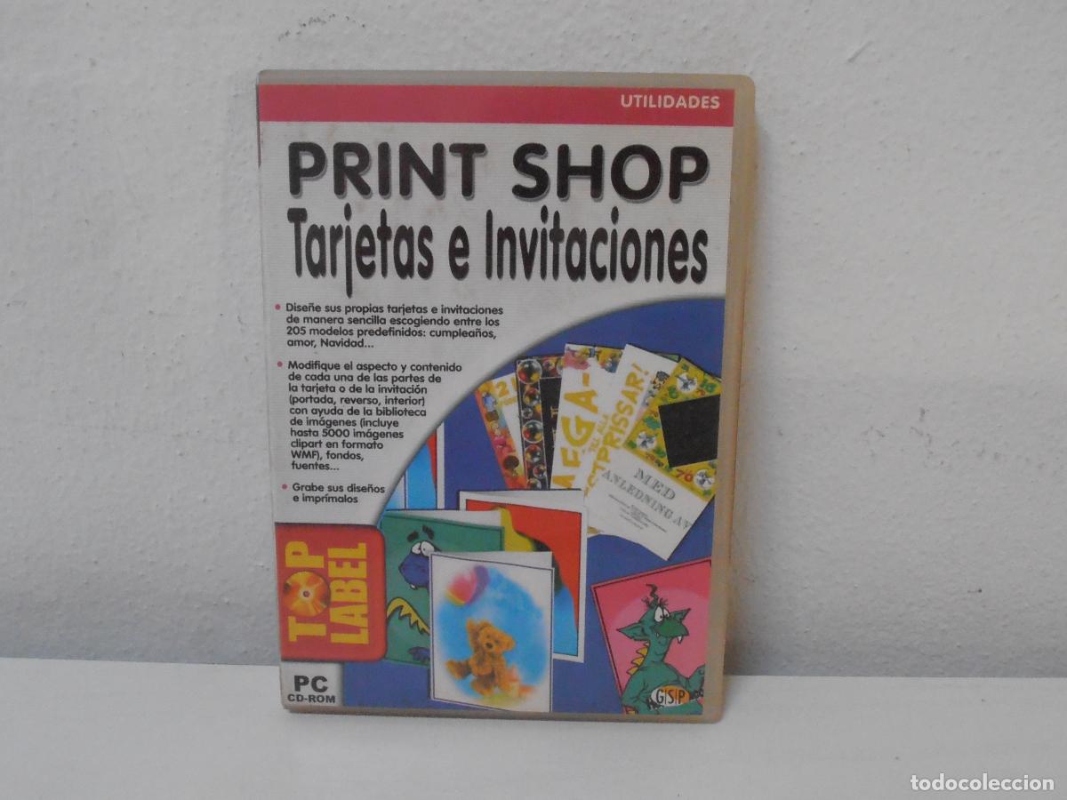 Videojuegos y consolas: JUEGO PC, CD ROM, PRINT SHOP, TARJETAS Y FELICITACIONES, UTILIDADES