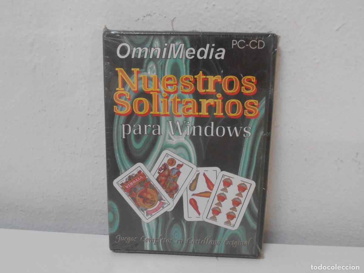 Videojuegos y consolas: JUEGO PC, CD ROM, NUESTROS SOLITARIOS PARA WINDOWS, OMNIMEDIA