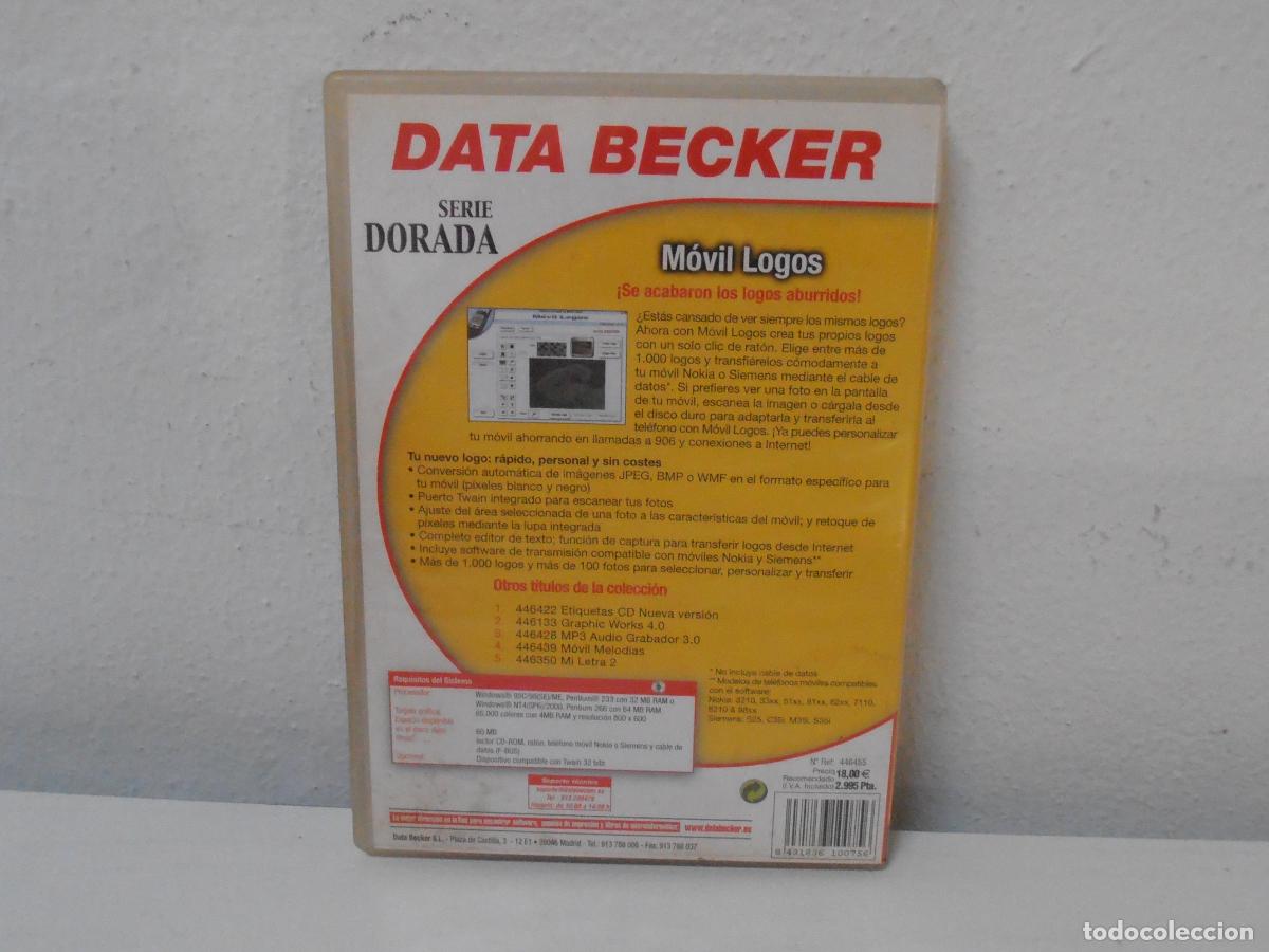 Videojuegos y consolas: JUEGO PC, CD ROM, MOBIL LOGOS, DATA BECKER - Foto 3