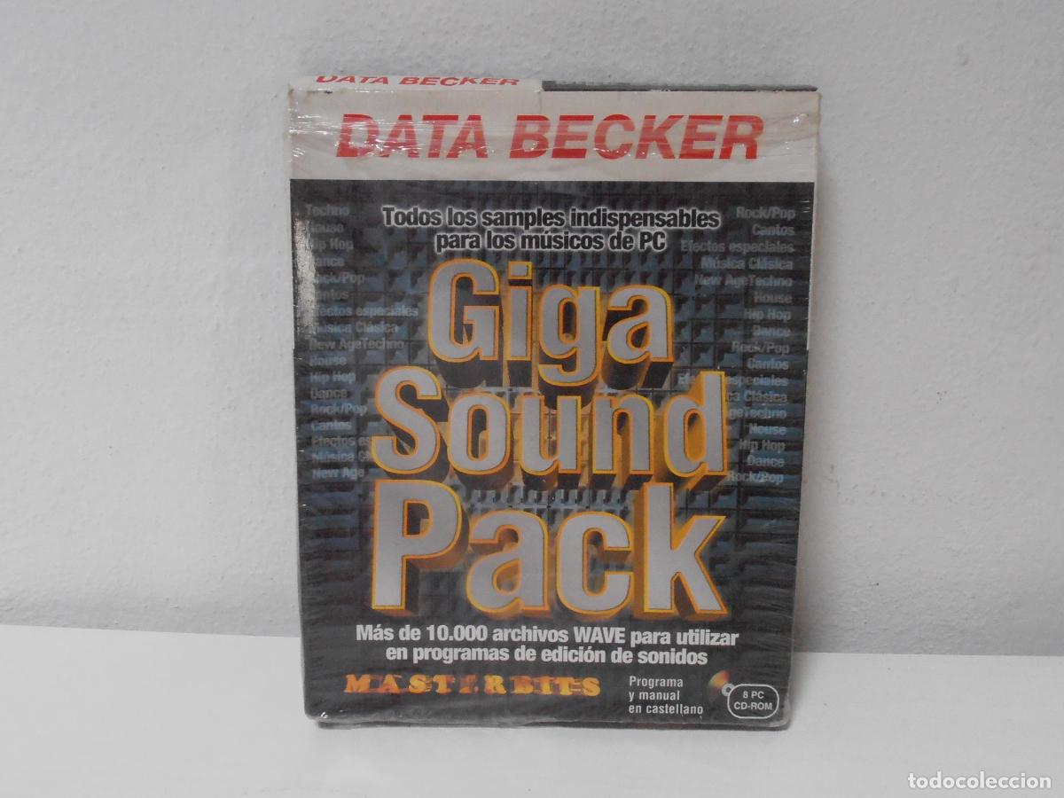 Videojuegos y consolas: JUEGO PC, CAJA GRANDE, CD ROM, GIGA SOUND PACK, DATA BECKER 10.000 ARCHIVOS WAVE