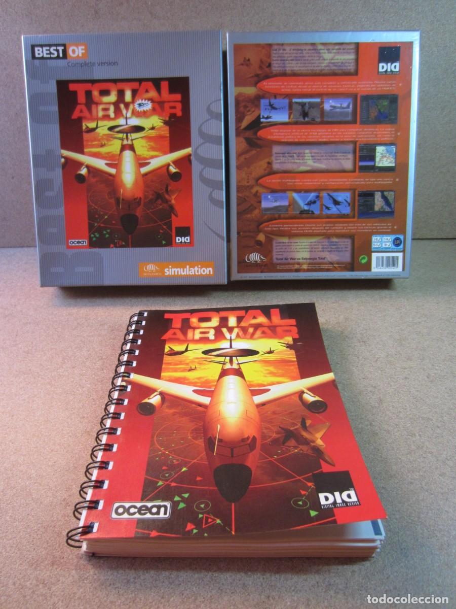 Videojuegos y consolas: Caja y Manual Total Air War (Digital Image Design y Ocean Software 1998) - Foto 1