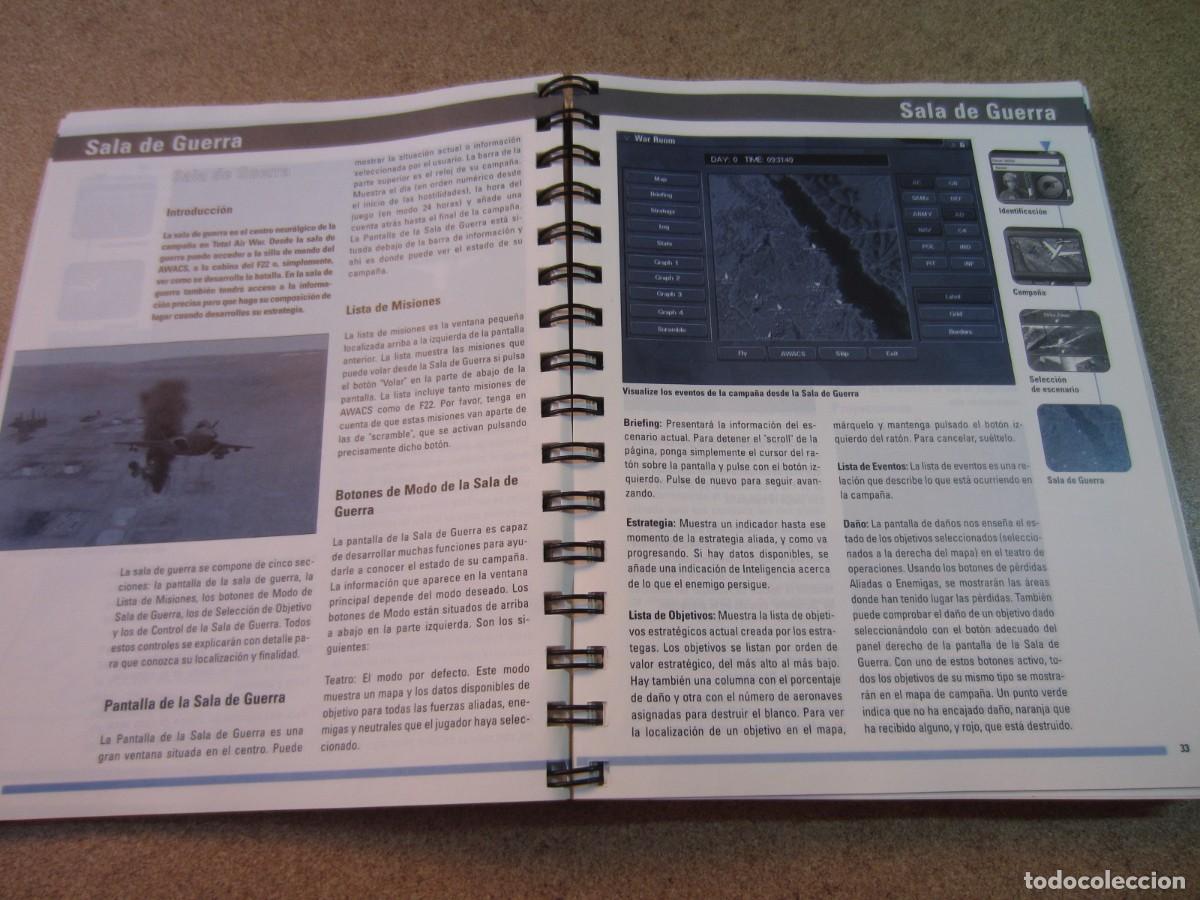 Videojuegos y consolas: Caja y Manual Total Air War (Digital Image Design y Ocean Software 1998) - Foto 14