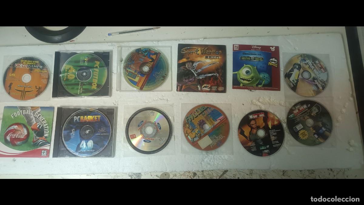 Videojuegos y consolas: Lote de juegos y demos pc antiguos cd