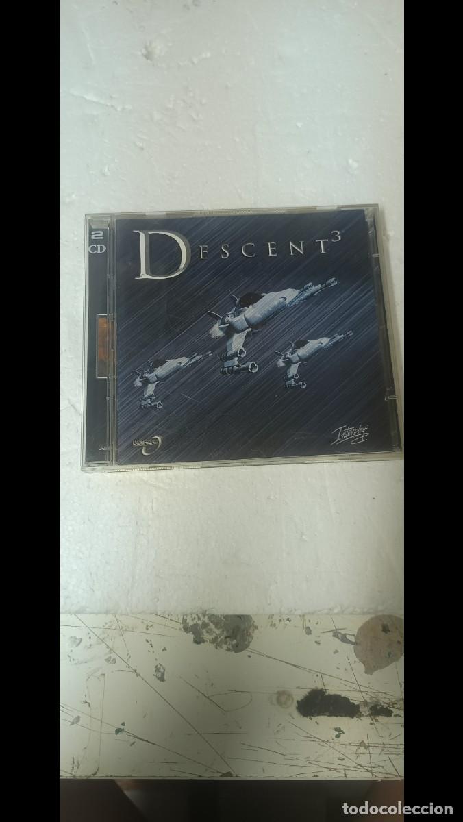 Videojuegos y consolas: juego pc antiguos cd descent 3 - Foto 1