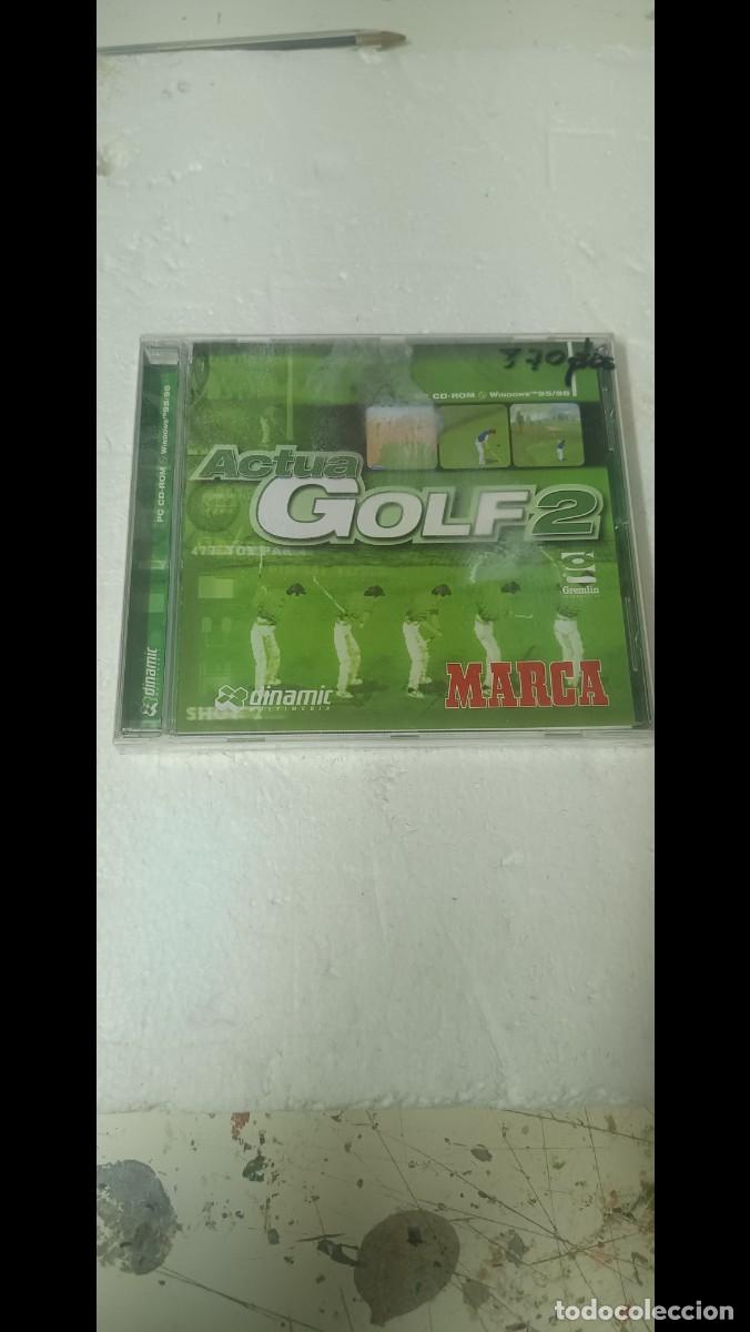 Videojuegos y consolas: juego pc antiguos cd act&uacute;a golf 2 marca - Foto 1