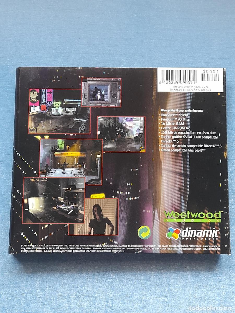 Videojuegos y consolas: BLADE RUNNER Pc - CD Rom Westwood Studios Dinamic Multimedia - Foto 2