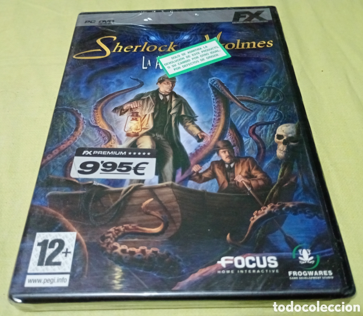 Videojuegos y consolas: Sherlock Holmes la aventura PC DVD ROM NUEVO PRECINTADO