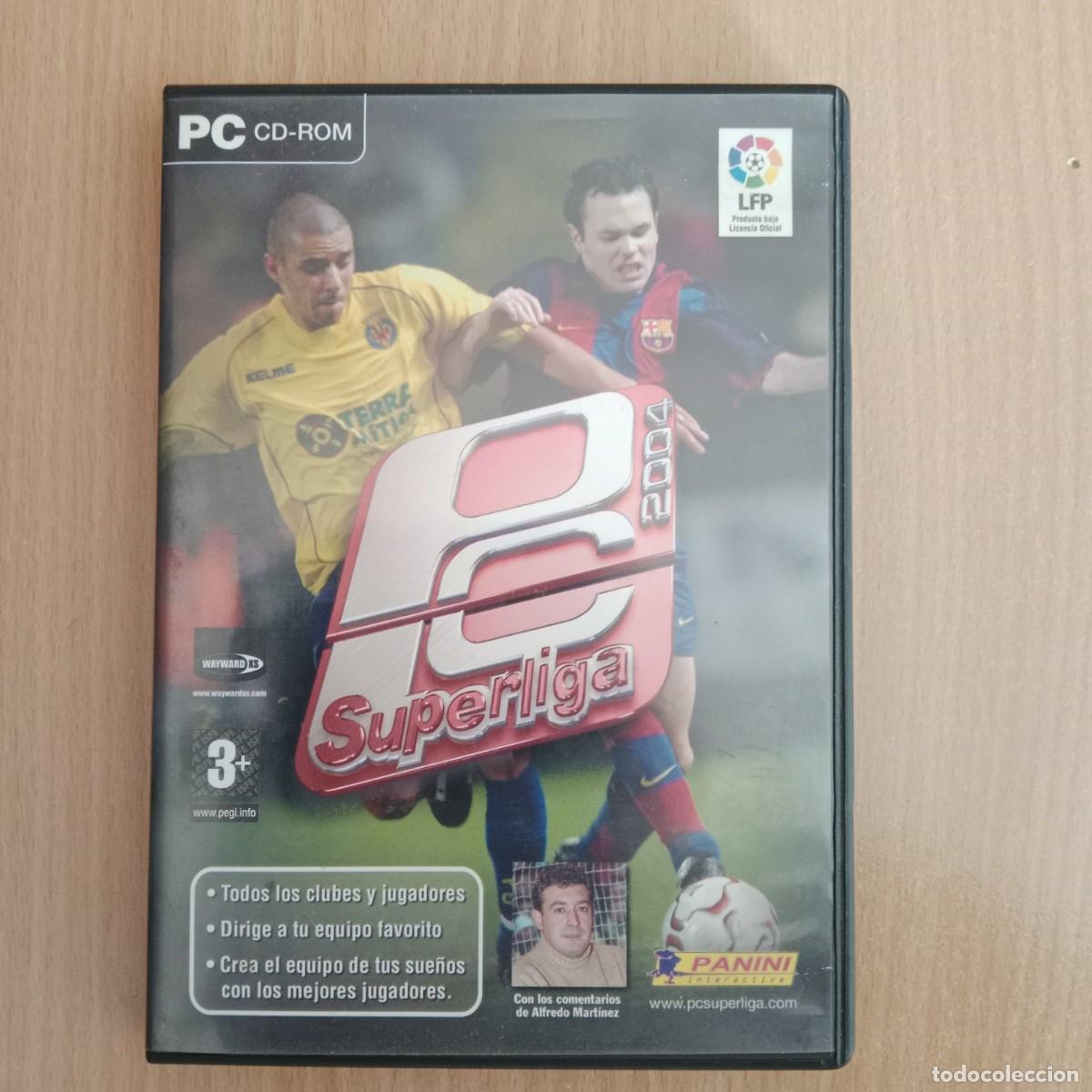 Videojuegos y consolas: PC SUPERLIGA 2004 - PC CD ROM - PANINI - A&Ntilde;O 2004. - Foto 1