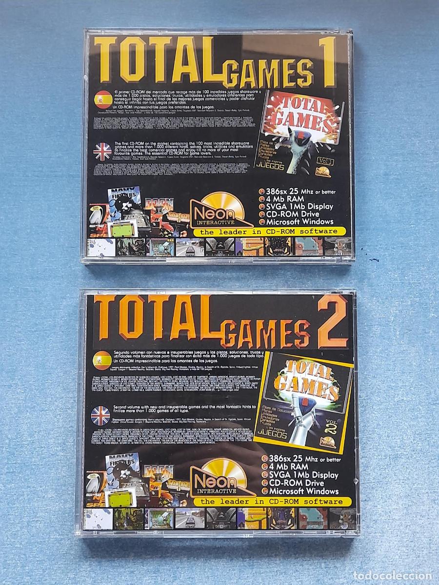 Videojuegos y consolas: TOTAL GAMES Vol. 1 - Vol. 2 - PC CD-Rom - Foto 2