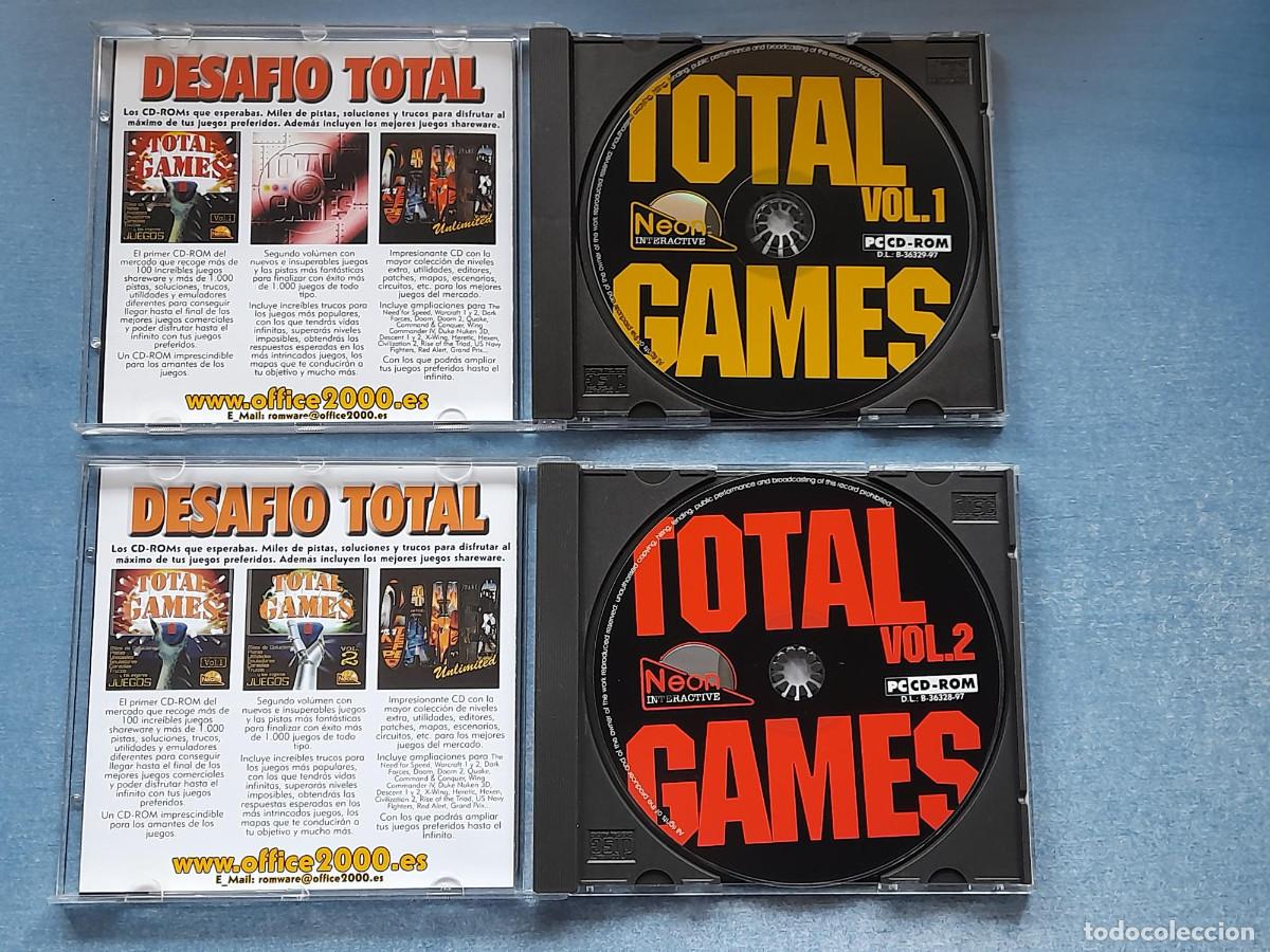 Videojuegos y consolas: TOTAL GAMES Vol. 1 - Vol. 2 - PC CD-Rom - Foto 3