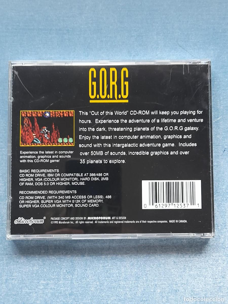 Videojuegos y consolas: Video Juego PC/ CD ROM G.O.R.G Microforum - Foto 2