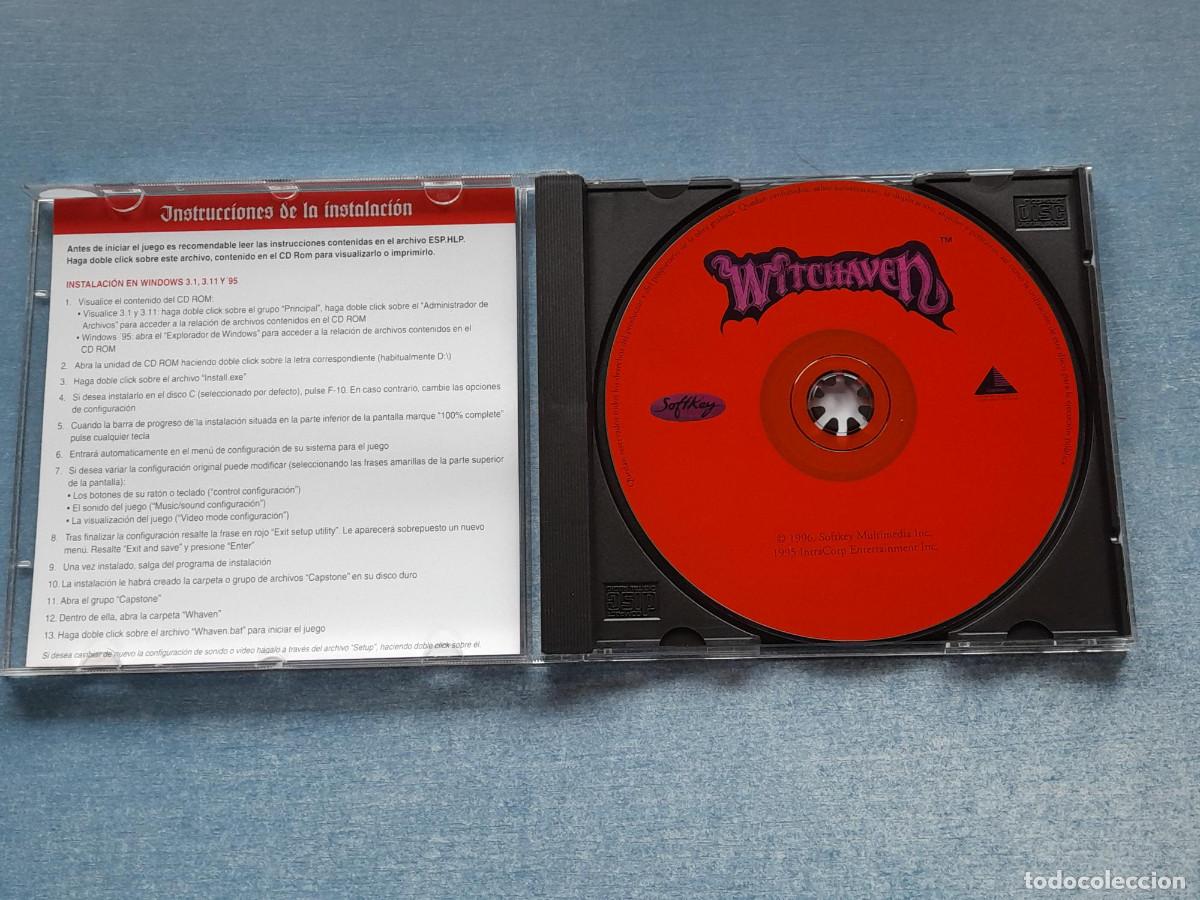 Videojuegos y consolas: Video Juego PC/ CD ROM Witchaven - Foto 3