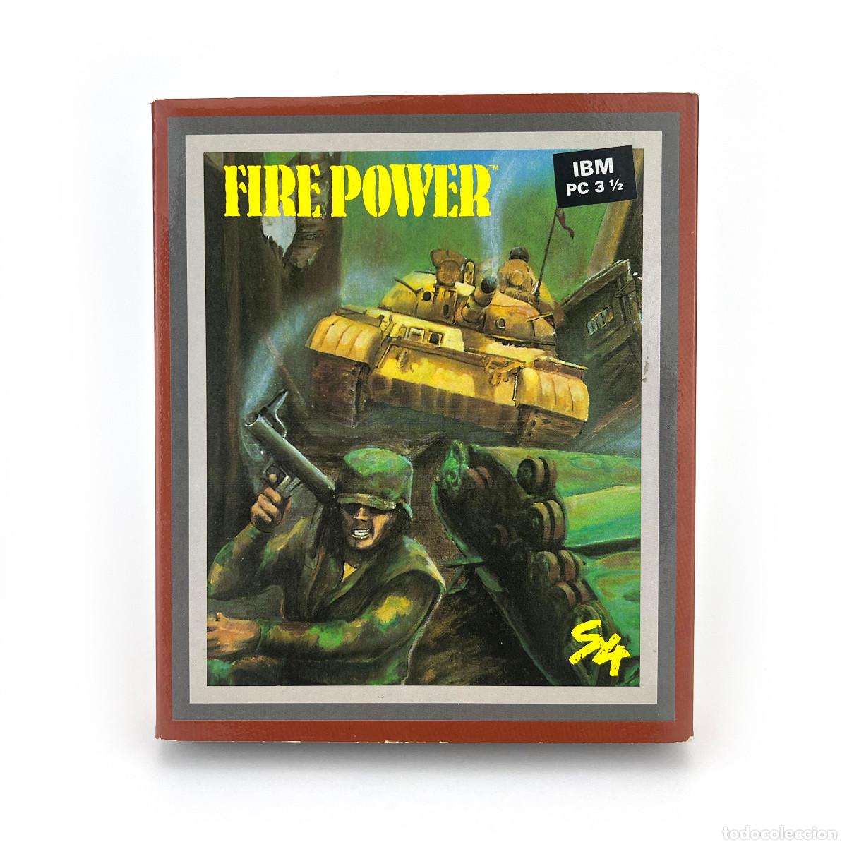 Videojuegos y consolas: FIRE POWER nuevo SYSTEM 4 ESPA&Ntilde;A MICRO ILLUSIONS MS DOS DISK IBM JUEGO DE PC COMPATIBLES DISKETTE 3&frac12;