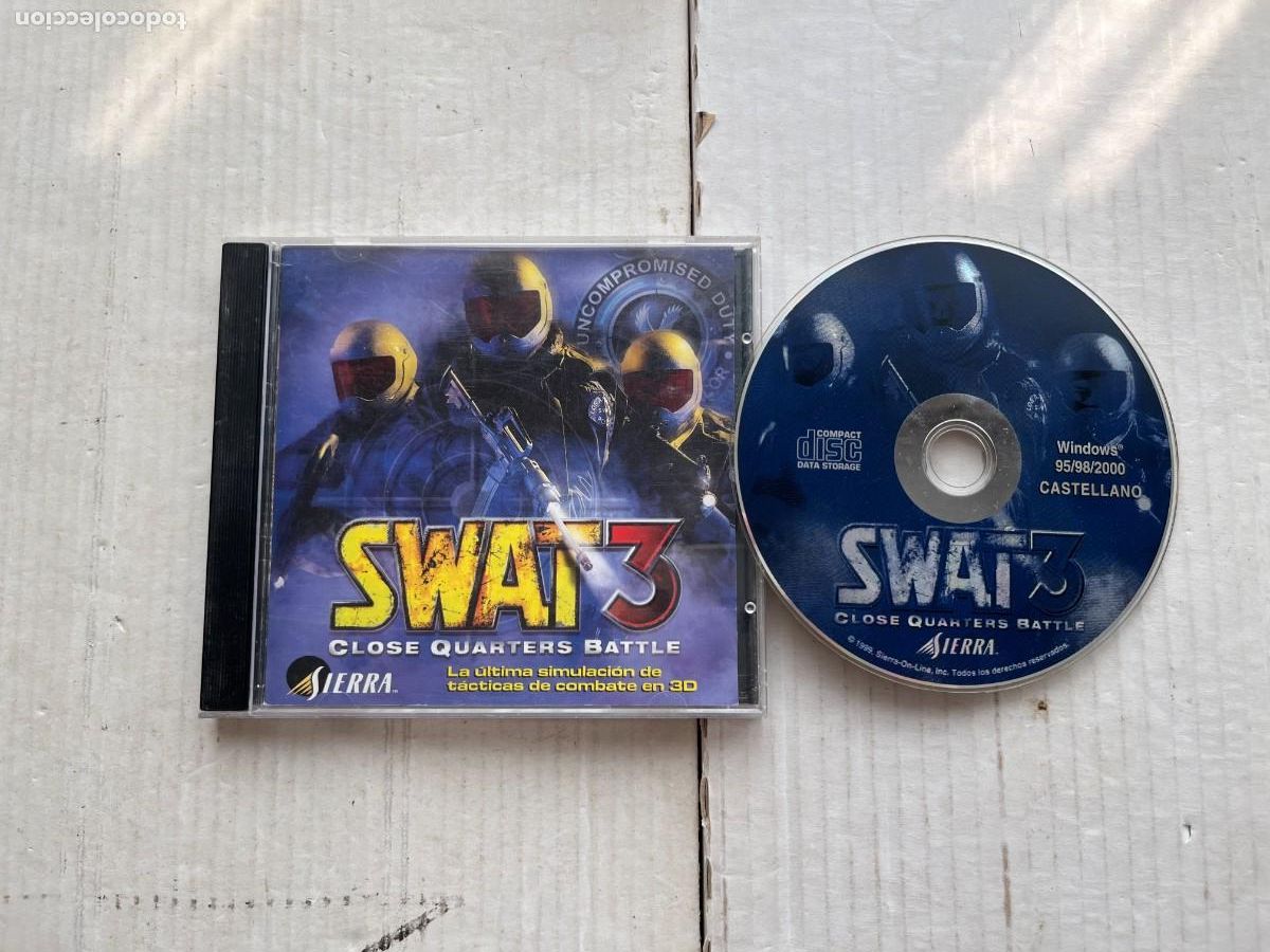 Videojuegos y consolas: SWAT 3 CLOSE QUARTERS BATTLE - PC CD ROM KREATEN
