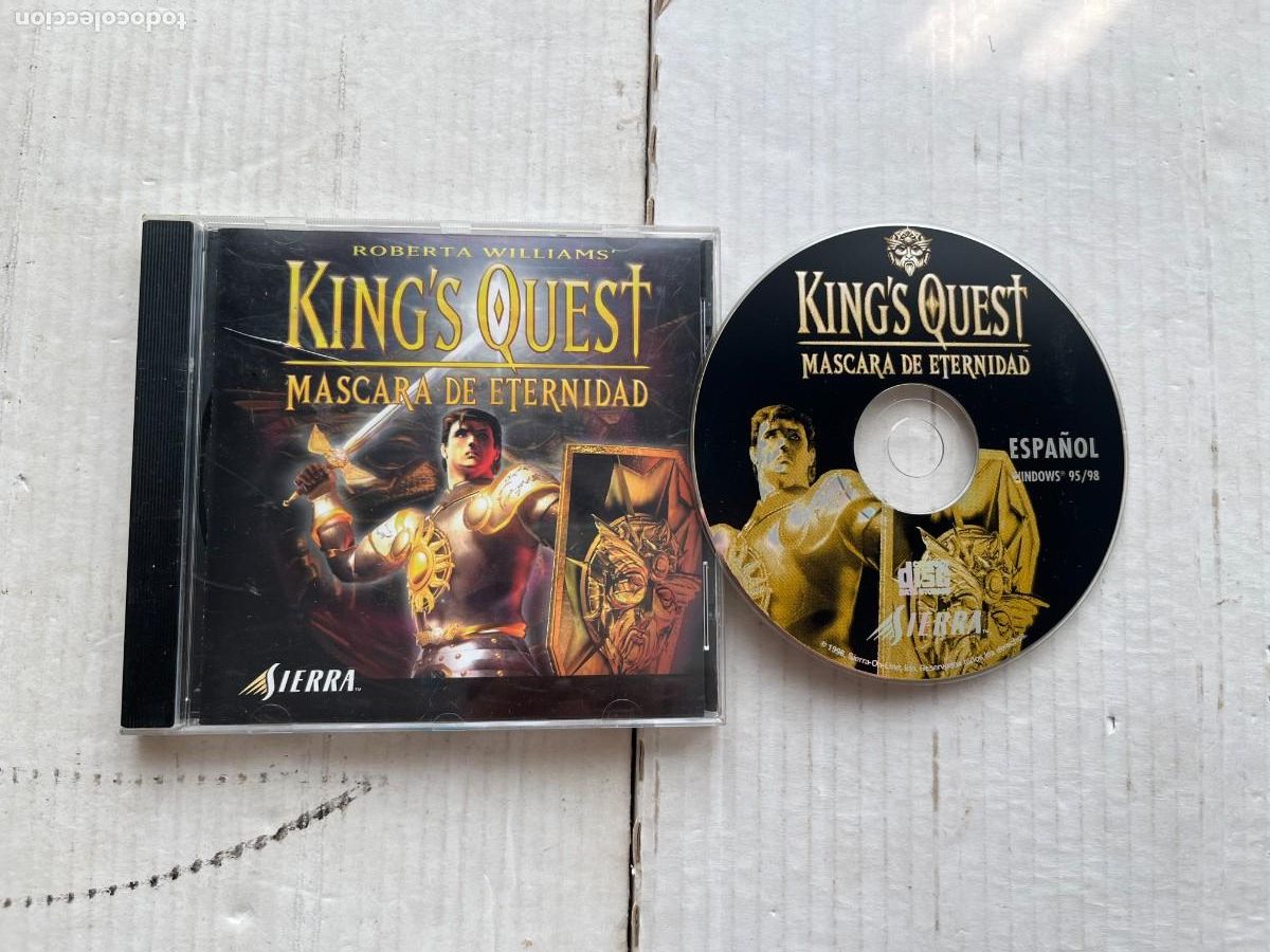 Videojuegos y consolas: KING QUEST MASCARA DE ETERNIDAD - SIERRA ROBERTA WILLIAMS - PC CD ROM KREATEN