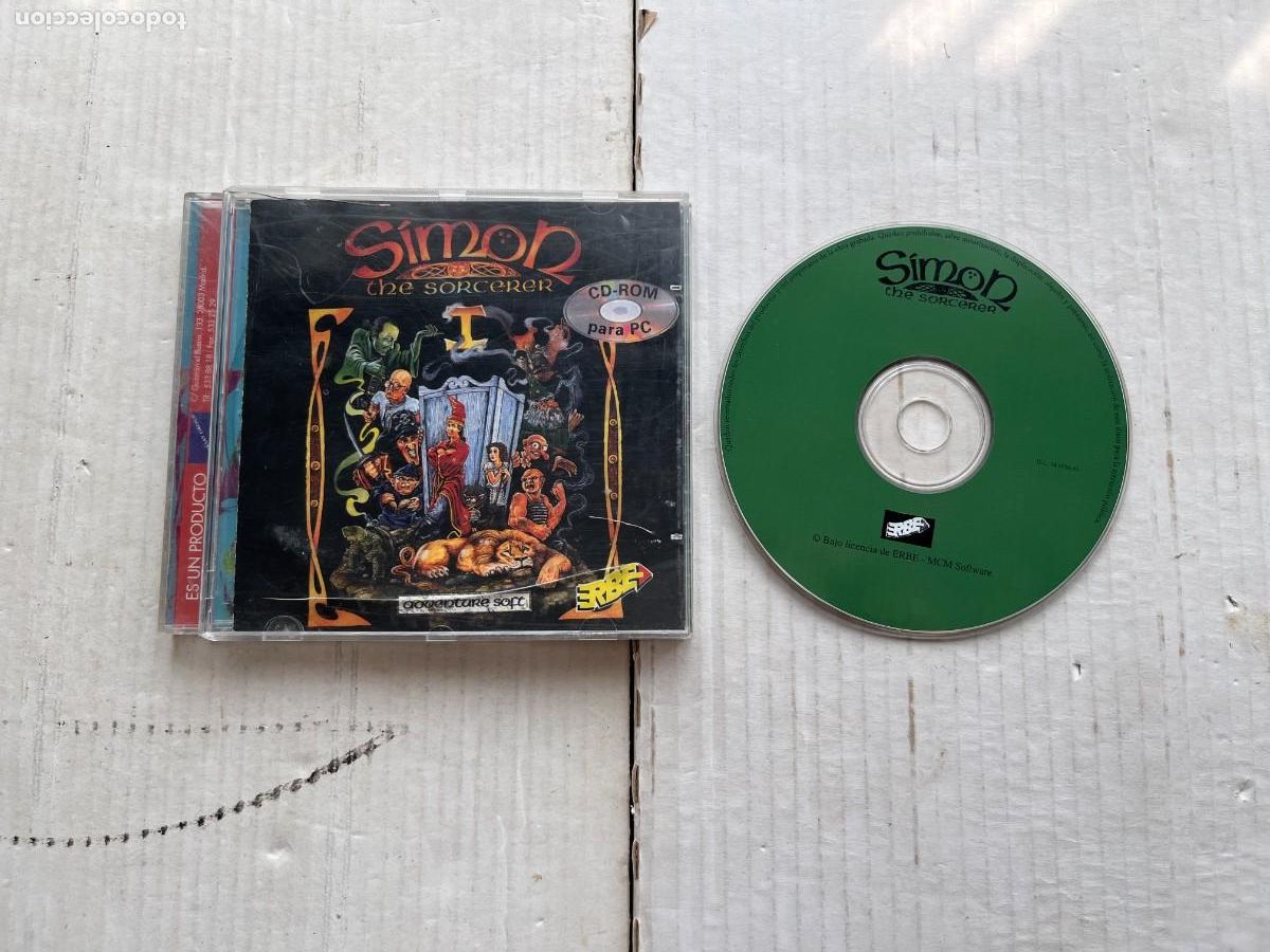 Videojuegos y consolas: SIMON THE SORCERER ERBE - PC CD ROM KREATEN - Foto 1