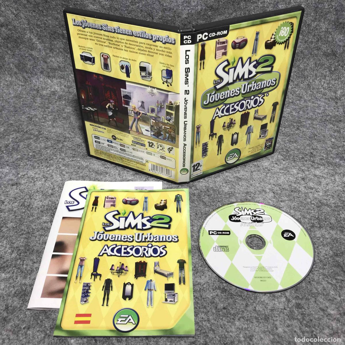 Videojuegos y consolas: LOS SIMS 2 JOVENES URBANOS ACCESORIOS PC - Foto 1