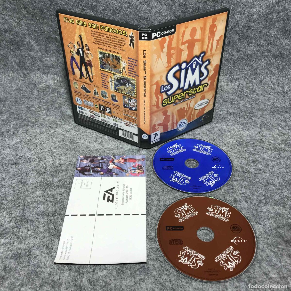 Videojuegos y consolas: LOS SIMS SUPERSTAR EXPANSION PC
