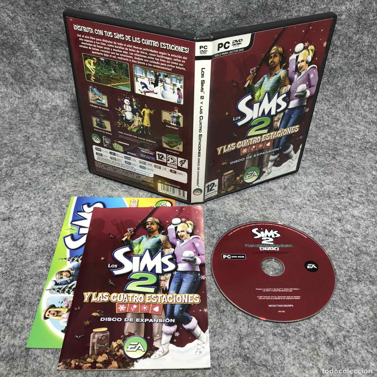 Videojuegos y consolas: LOS SIMS 2 Y LAS CUATRO ESTACIONES EXPANSION PC