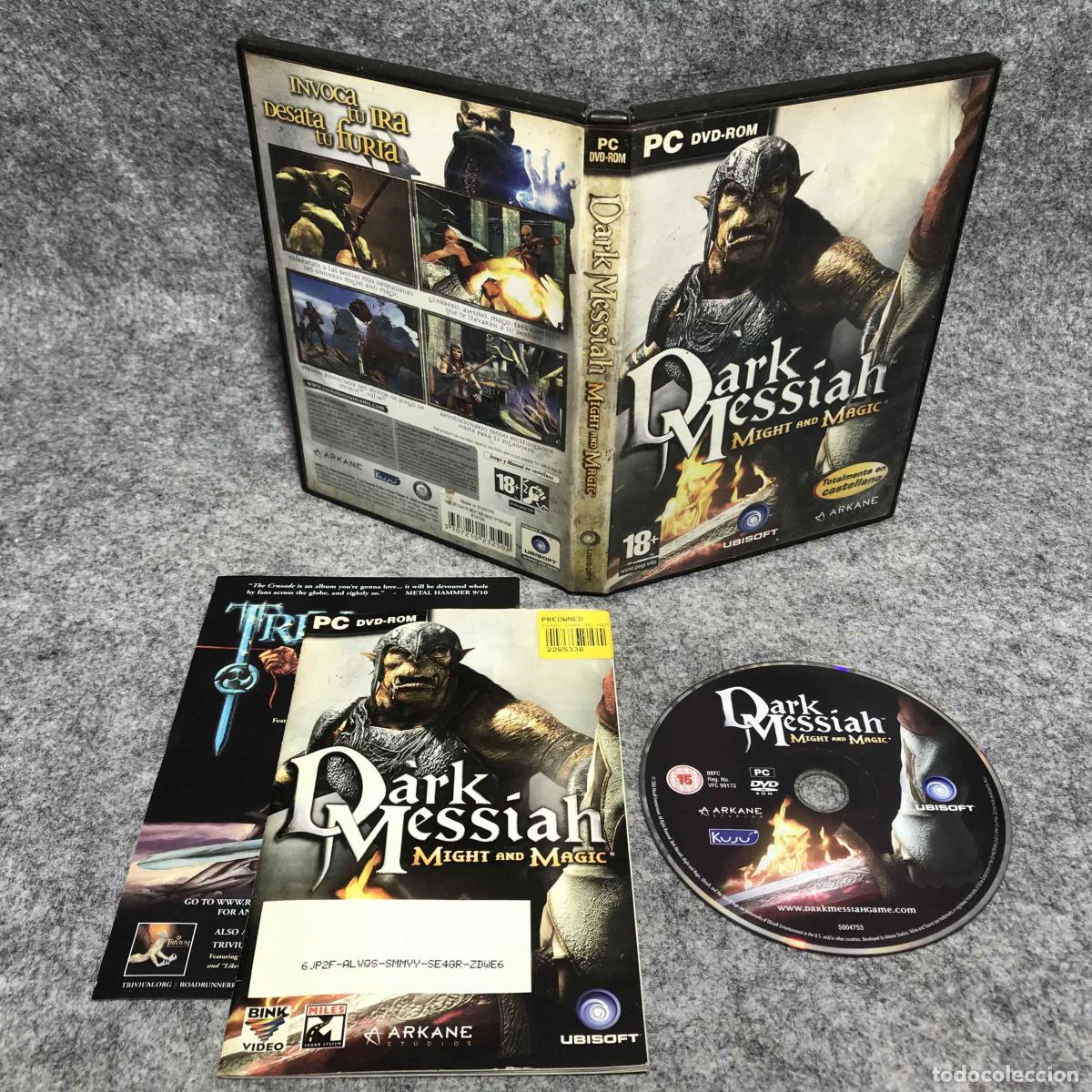 Videojuegos y consolas: DARK MESSIAH MIGHT AND MAGIC PC
